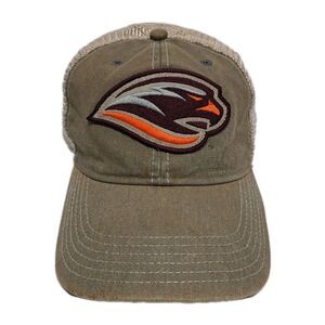 Susquehanna University River Hawks Distressed Trucker Mesh Back Snapback Hat Cap